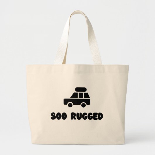 Soo Rugged Outdoorsy Canvas tas voor picknick & Ge (Voorkant)