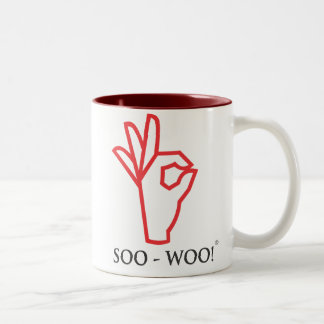 SOO-WOO! Koffiebeker Tweekleurige Koffiemok