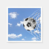 Soocer Ball in Net Servet (Voorkant)