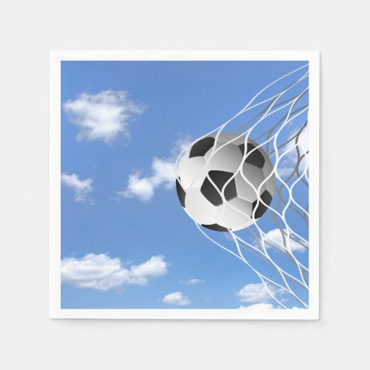 Soocer Ball in Net Servet (Voorkant)