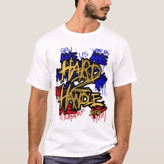 Sookie T-ShirtSOOKIE ''HARD 2 HANDLE'' (US CHAMPIO T-shirt (Voorkant)