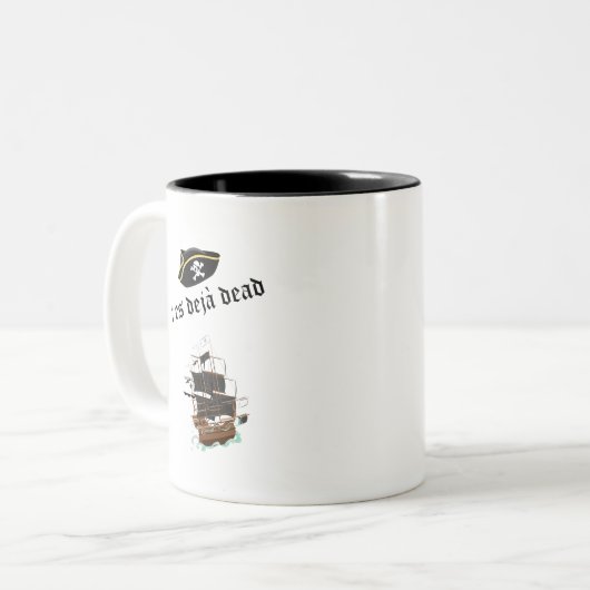 sooling tweekleurige koffiemok (Voorkant links)