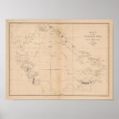 Sooloo Zee, Archipel, Filipijnen Poster (Voorkant)