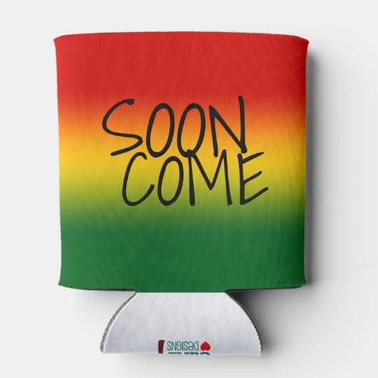 SOON COME - Jamaican Dialect Blikjeskoeler (Achterkant)