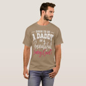 Soon to Be A Daddy Baby Girl Epecting Father funny T-shirt (Voorkant volledig)