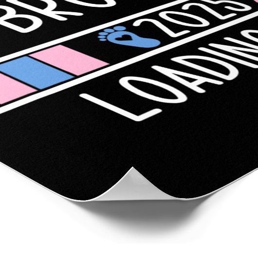 Soon To Be Big Brother 2025 Loading Pregnancy Anno Poster (Hoek)