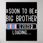 Soon To Be Big Brother 2025 Loading Pregnancy Anno Poster (Voorkant)