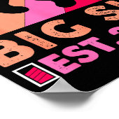 Soon To Be Big Sister 2026 Funny Promoted To Big S Poster (Hoek)