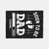 Soon To Be Dad 2026 Loading Baby Announcement For  Fleece Deken (Voorkant (Horizontaal))