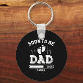 Soon To Be Dad 2026 Loading Baby Announcement For  Sleutelhanger (Voorkant)