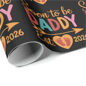 Soon to Be Daddy 2026 Loading Pregnancy Announce Cadeaupapier (Rol Hoek)