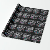Soon to Be Daddy 2026 Loading Pregnancy Announce Cadeaupapier (Uitgerold)