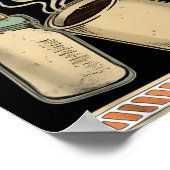 Soon To Be Daddy, Coffee Baby Announcement, Expect Poster (Hoek)