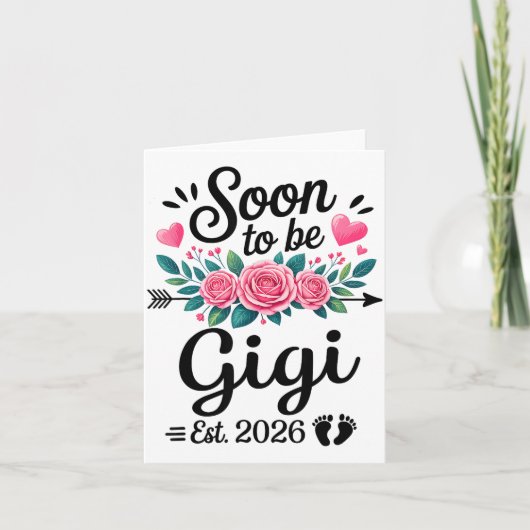 Soon To Be Gigi 2026 Announcement Promoted To Gigi Kaart (Voorkant)