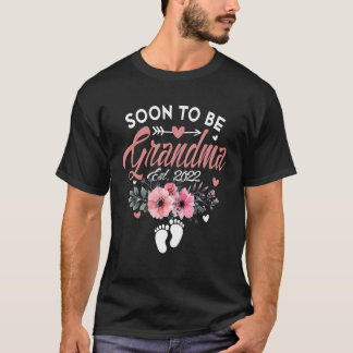 Soon To Be Grandma 2022 Mother's Day For New Grand T-shirt