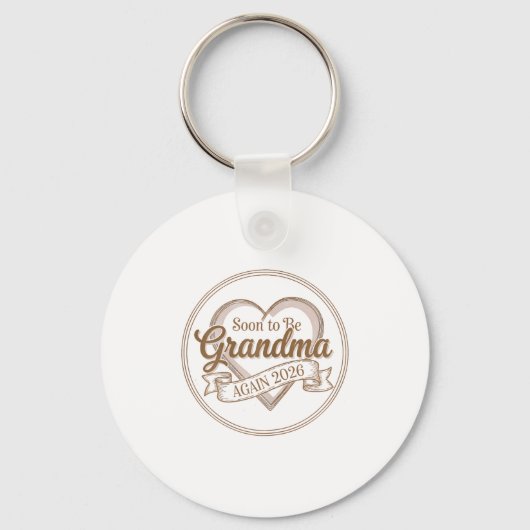 Soon To Be Grandma Again 2026 Loading Pregnancy An Sleutelhanger (Voorkant)