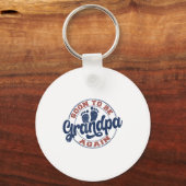 Soon To Be Grandpa Again Expecting Baby Promoted G Sleutelhanger (Voorkant)