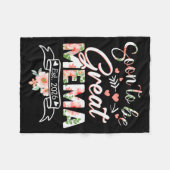 Soon To Be Great Mema Est 2026 First Time New Gran Fleece Deken (Voorkant (Horizontaal))