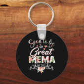 Soon To Be Great Mema Est 2026 First Time New Gran Sleutelhanger (Voorkant)