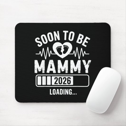 Soon To Be Mammy 26 Loading Pregnancy Announcement Muismat (Met muis)