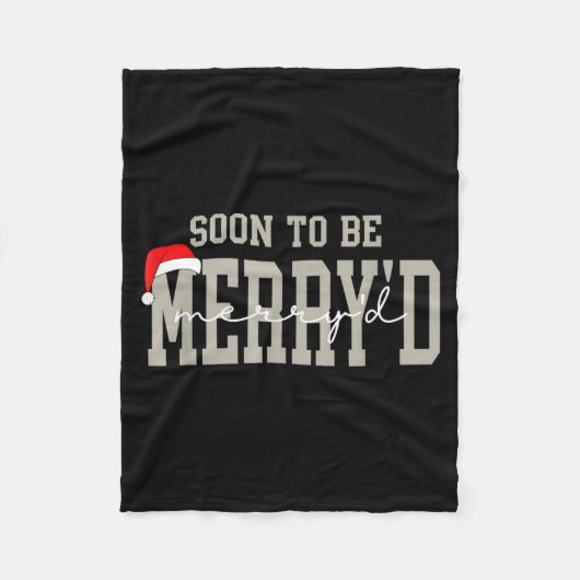 Soon To Be Merry'd Christmas, Engaged Couple Chris Fleece Deken (Voorkant)