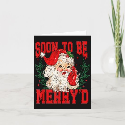 Soon To Be Merry'd Christmas, Engaged Couple Chris Kaart (Voorkant)