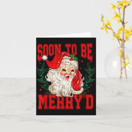 Soon To Be Merry'd Christmas, Engaged Couple Chris Kaart (Gele Bloem)