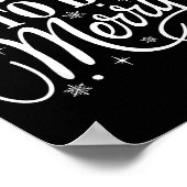 Soon To Be Merry'd Christmas Engaged Fiance Santa Poster (Hoek)