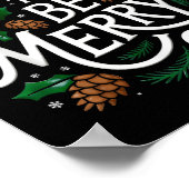 Soon To Be Merry'd Christmas Engaged Fiance Santa Poster (Hoek)