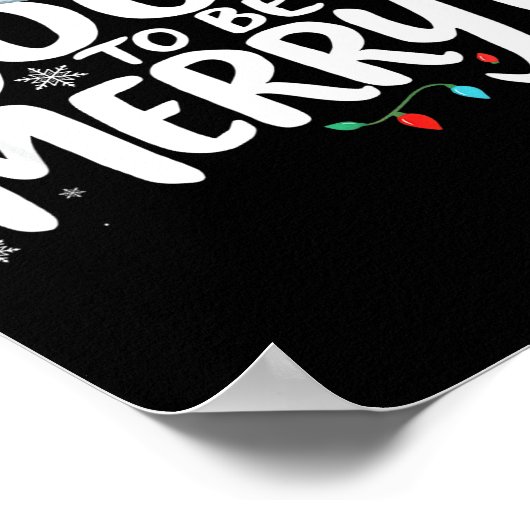 Soon To Be Merry'd Christmas Engaged Fiance Santa Poster (Hoek)