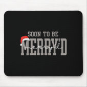 Soon To Be Merry'd Engaged Couples Pajamas Matchin Muismat (Voorkant)