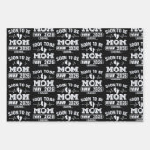 Soon to Be Mom 2026 Loading Pregnancy Announcement Inpakpapier Vel (Voorkant)