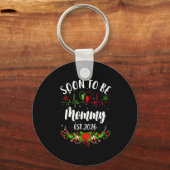 Soon To Be Mommy 2026 First Time Pregnancy Announc Sleutelhanger (Voorkant)