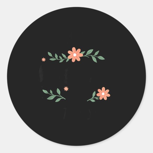 Soon To Be Nana 2026 - First Pregnancy Announcemen Ronde Sticker (Voorkant)