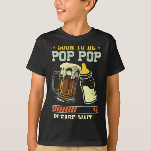 Soon To Be P P Est 2025 Pregnancy Announcement  T-shirt (Voorkant)