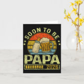 Soon To Be Papa 2026 Expecting Baby Promoted To Fa Kaart (Gele Bloem)