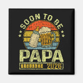 Soon To Be Papa 2026 Expecting Baby Promoted To Fa Magneet (Voorkant)