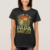 Soon To Be Papa 2026 Expecting Baby Promoted To Fa T-shirt (Voorkant)