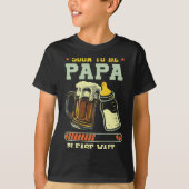 Soon To Be Papa Est 2025 Pregnancy Announcement Lo T-shirt (Voorkant)