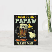 Soon To Be Papaw Est 2025 Pregnancy Announcement L Kaart (Voorkant)