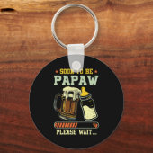 Soon To Be Papaw Est 2025 Pregnancy Announcement L Sleutelhanger (Voorkant)