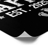 Soon To Be Pappy Est.2025 Father's Day Promoted To Poster (Hoek)