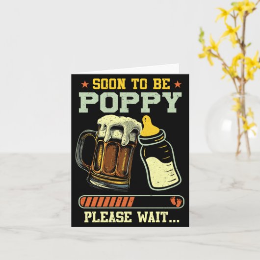 Soon To Be Ppy Est 2025 Pregnancy Announcement L  Kaart (Gele Bloem)