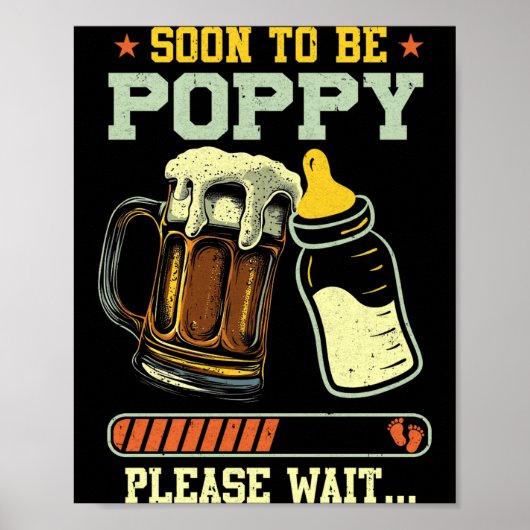 Soon To Be Ppy Est 2025 Pregnancy Announcement L Poster (Voorkant)