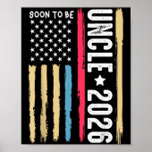 Soon To Be Uncle 2026 Becoming New Uncle To Be Ann Poster (Voorkant)