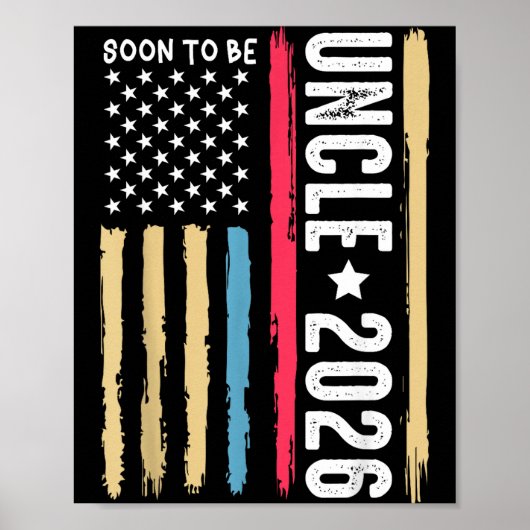 Soon To Be Uncle 2026 Becoming New Uncle To Be Ann Poster (Voorkant)