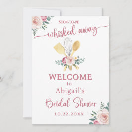 SOON TO BE WHISKED AWAY BRIDAL SHOWER KAART