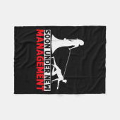 Soon Under New Management Bachelor Party  Fleece Deken (Voorkant (Horizontaal))