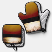 Sooner Lake Sunset Ovenwant & Pannenlap Set (Voorkant / Achterkant)