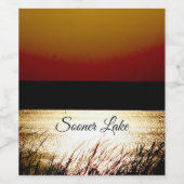 Sooner Lake Wijn Etiket (Enkel label)